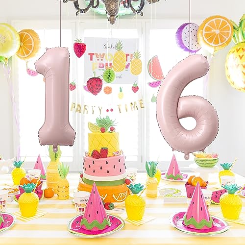 40 Inch Number 30 Baby Pink Foil Balloon for 30th Birthday Party