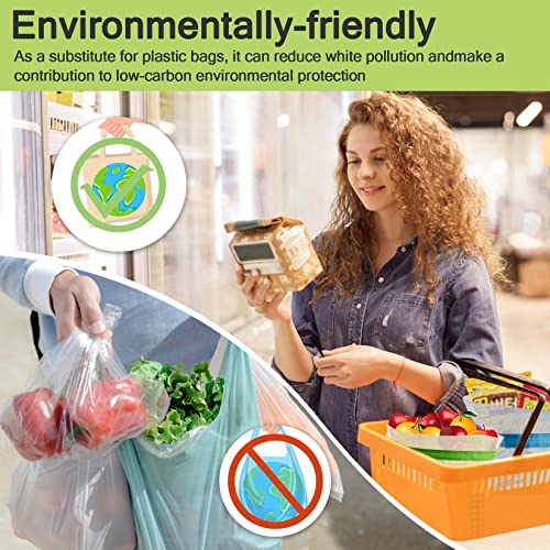 MAQIHAN Reusable Produce Bags - 6 Pack Mesh Grocery Bags