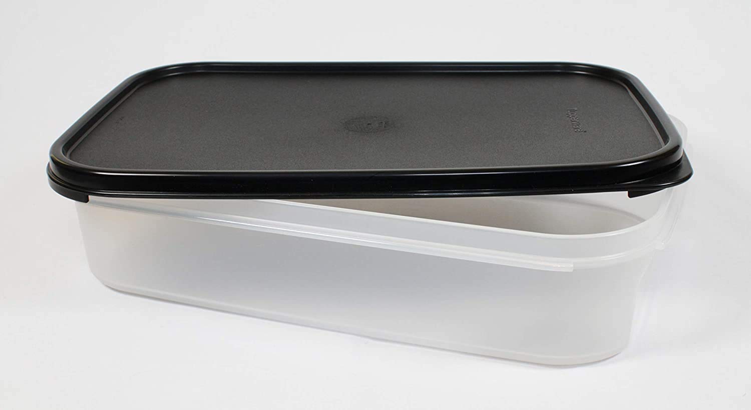 Tupperware Modular Mates Rectangle 1 Black Seal Holds 8.5 Cups