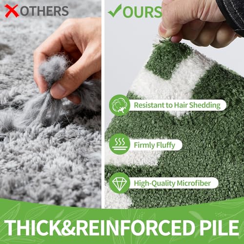 Get Naked Bath Mat - 16" x 24" Ultra-Absorbent Microfiber Rug
