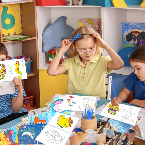 Under the Sea Water Coloring Books - 24 Mini Activity Books for Kids