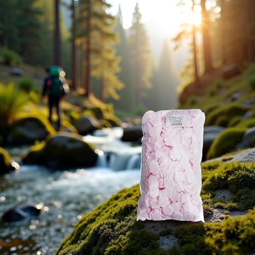 Cauaoa 1000 Sheets Disposable Paper Soap Pink Travel Hand Wash