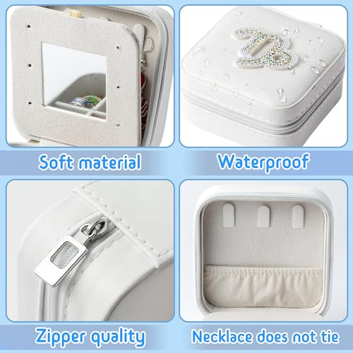 Zodiac Travel Jewelry Case for Women | Compact Organizer for Rings, Earrings & More