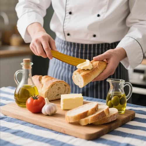 11-Inch Wooden Spatula for Cooking - Ergonomic Sourdough Tool