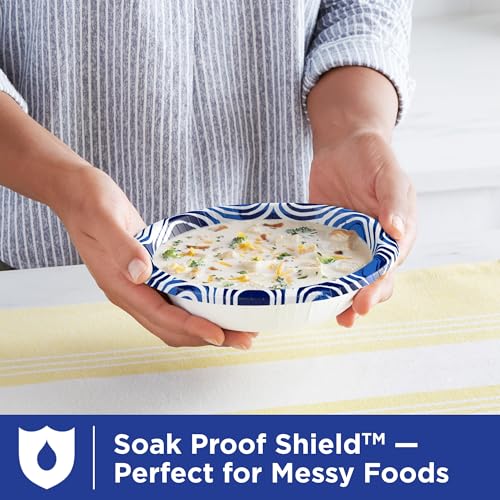 Dixie Ultra 20oz Paper Bowls - 25 Count, Soak Proof & Compostable
