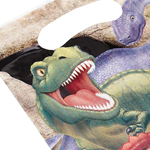 Dinosaur Party Treat Bags - 8 Count Dino Blast Loot Bags