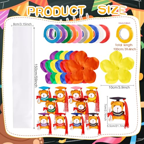 DIY Graduation Candy Lei Kit with Mini Bears and Ribbons