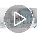 iDesign Cade Soft Aqua Toothbrush Holder - Durable & Stylish