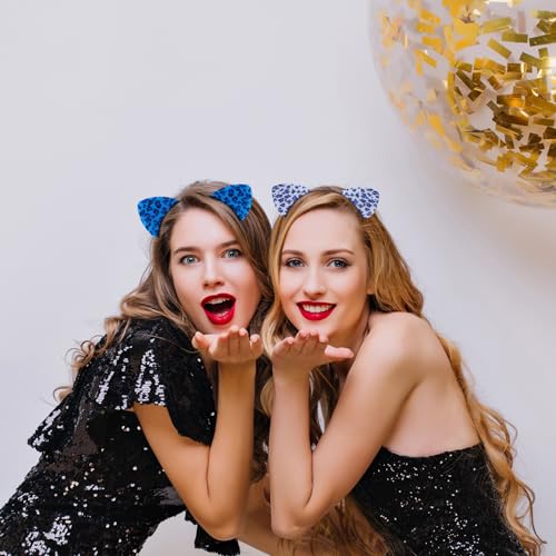 HIWIND Leopard Cat Ears Headband Cheetah Costume Hair Accessory