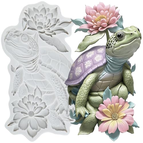 Sea Turtle Silicone Fondant Mold for Cake Decoration and Chocolate