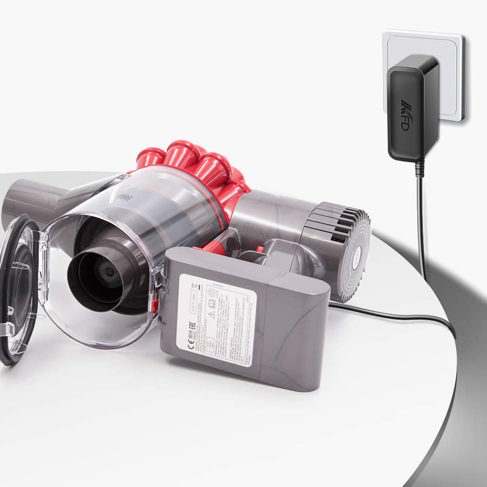 KFD Replacement Dyson Charger for Dyson V8 V7 V6 SV03 SV04 SV06 SV07 SV09 SV10 SV11 DC58 DC59 DC61 DC62 DC72 DC74 (Absolute, Animal, Slim, Fluffy & Motorhead) Cordless Vacuum Cleaner Power Supply Cord