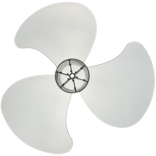 TOVINANNA Fan Blades Replacement, Plastic 3 Leaves Fan Blade with Nut Household General Fans Accessories Fan Blades Part for 16 Inches Table Fanner Standing Pedestal Fan
