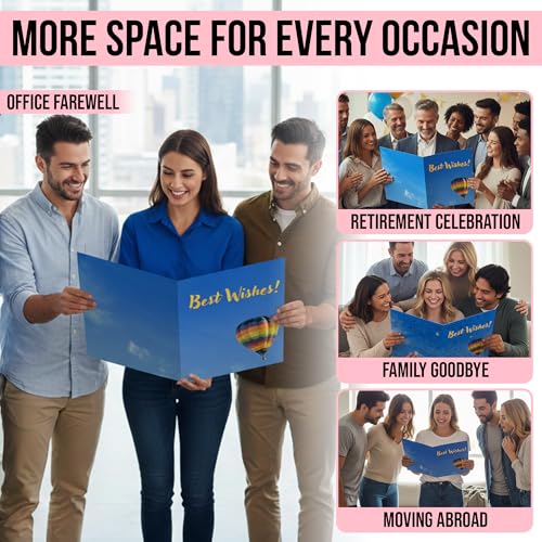 Oversized 11x14 Jumbo Farewell Greeting Card - Best Wishes