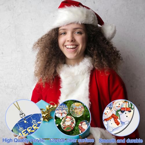 Iweca Neighbor Christmas Ornament - Acrylic Hanging Friend Gift Sign