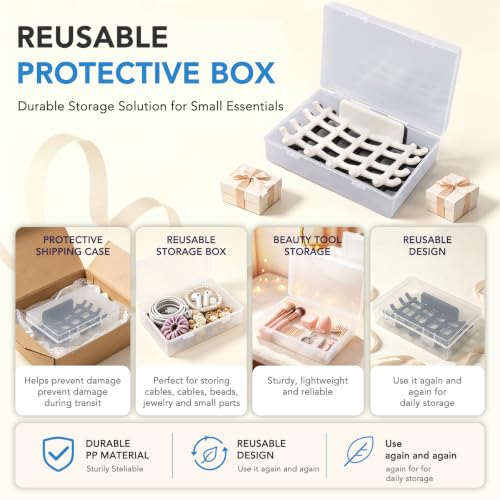 Boolydar White Soap Dish Set - Self-Adhesive, No Drill, Self-Draining