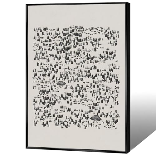 Christian Jesus Feeds the 5000 Canvas Wall Art - 8x12in