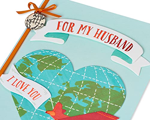 Papyrus Birthday Card for Husband - Partner in Life Design, 5 x 7 Inches