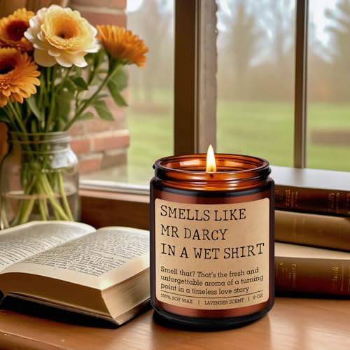 Mr. Darcy Scented Candle - Perfect Gift for Pride and Prejudice Fans