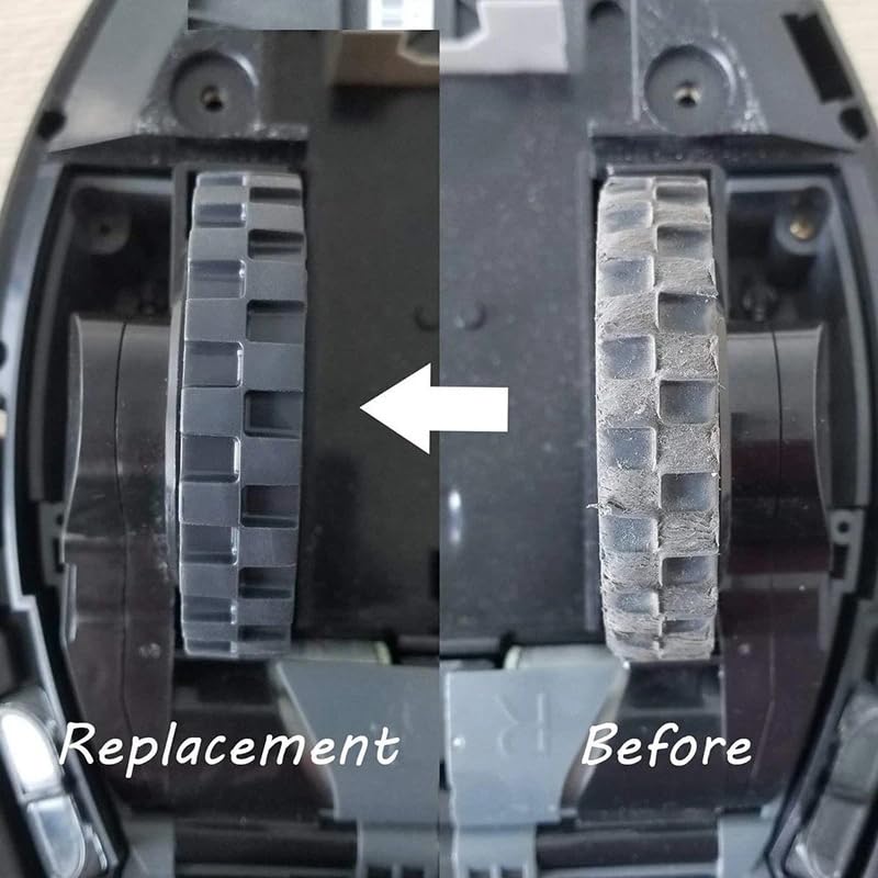 4-Pack Replacement Drive Wheel Tires for iRobot Roomba e, i, j & S Series