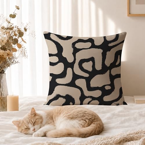 Modern Abstract Pillow Cover 18x18 - Boho Room Decor - Pillow-01