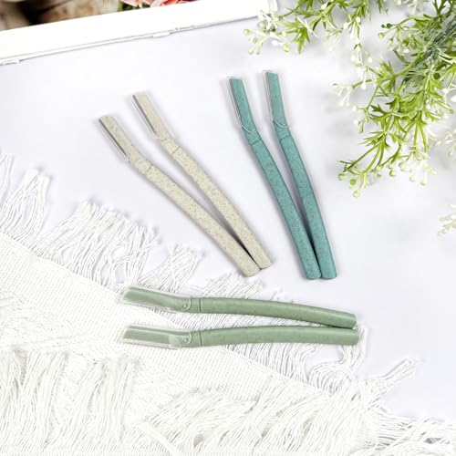 Dermaplaning Razor Set 6PCS - Facial Hair Remover & Eyebrow Shaver