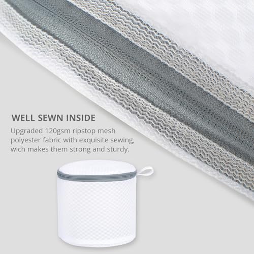 Mesh Bra Laundry Bags for Delicates, 6x7 Inch, 3-Pack Set