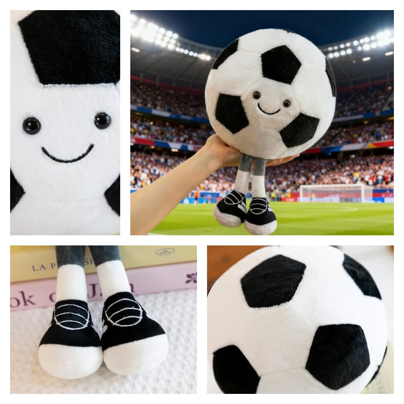 9.8-Inch Plush Football Pillow - Soft Sports Toy Gift