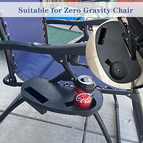 Zero Gravity Chair Cup Holder Tray with Phone Slot - Durable & Portable