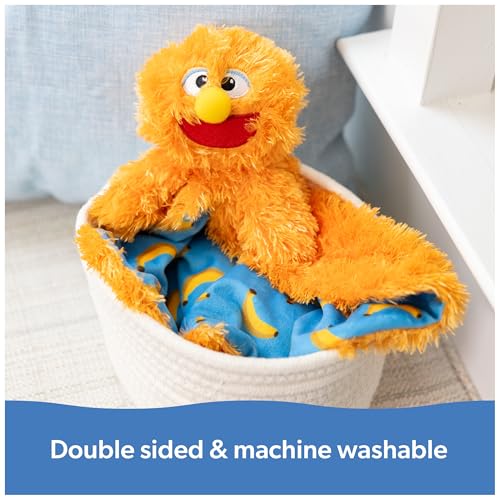 Ms. Rachel Herbie Huggable Lovey Double-Sided Baby Blanket - Soft & Machine Washable