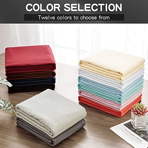 FreshCulture Twin Flat Sheet - Ultra Soft Microfiber, White