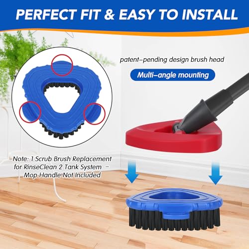Discount Parts Direct Replacement Scrub Brush Head for RinseClean 2-Tank System - 1 Pack
