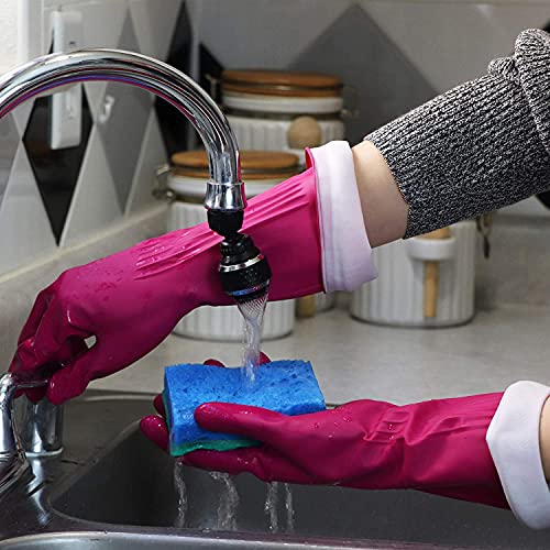 PLAYTEX HandSaver Rubber Gloves - Premium Kitchen & Household Cleaning, 6 Count