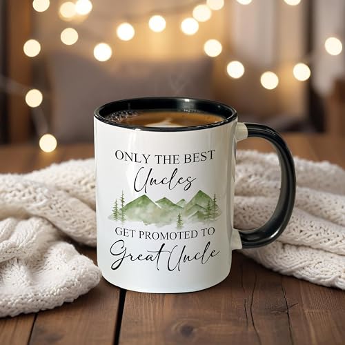Great Uncle Coffee Mug 11oz - Tea Cup Gifts for Father's Day & Baby Announcement - Variation of Great Uncle
