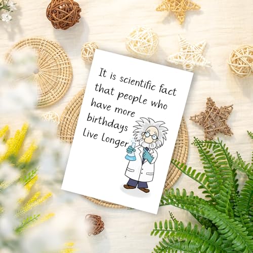 Funny Birthday Card for Men and Women - Humorous Greeting Card