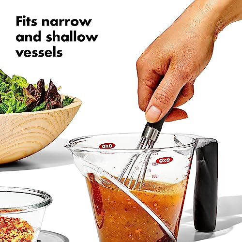 OXO Good Grips Mini Whisk - 7.25 Inch Stainless Steel Kitchen Tool