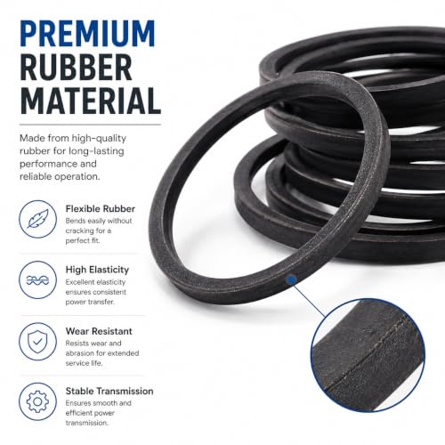 10-Piece Rubber Belt Replacement Kit for Xbox 360 & Humidifiers