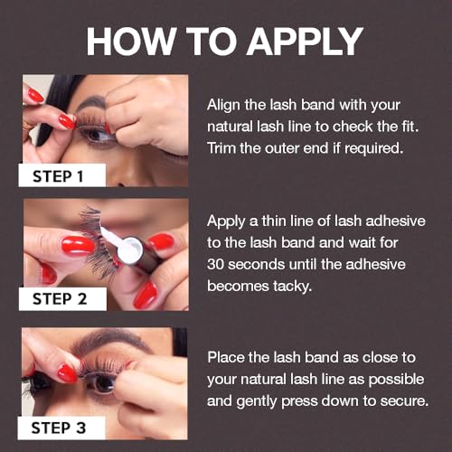 Ardell Brush-On Strip Lash Adhesive Clear 5ml - Waterproof & Latex-Free