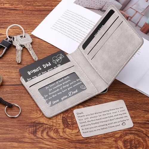 Wallet Card Love Note Engraved Silver - Love You More Keepsake