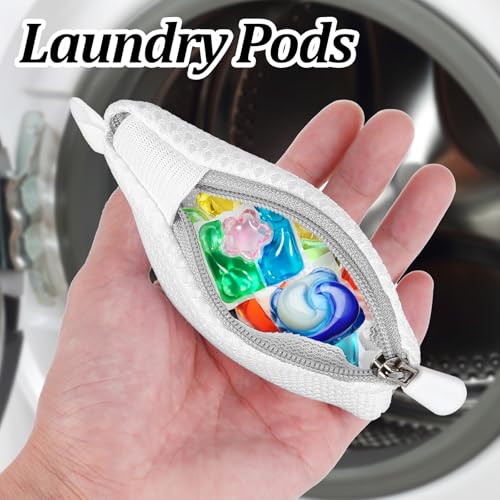 4-Pack Mini Mesh Laundry Bags for Pods & Scent Beads