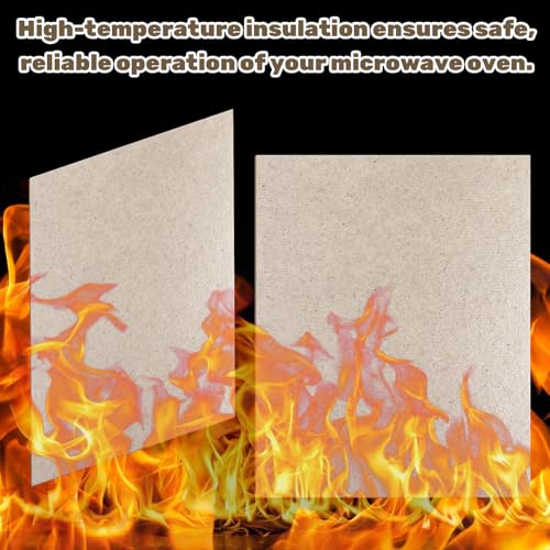 Universal Microwave Waveguide Cover Mica Sheet - 4 Pack 150x120mm