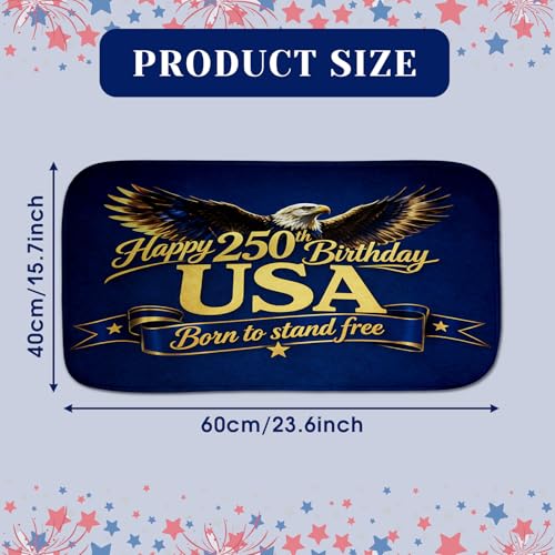 America 250th Anniversary Patriotic Door Mat - USA Pride Decor