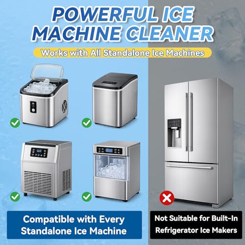 Bellemora Ice Machine Cleaner Tablets - 36 Pack for Nugget & Countertop Ice Makers