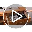 Frebeauty Velvet Jewelry Drawer Organizer, 7 Slot Ring Trays, 2 Pack, Beige