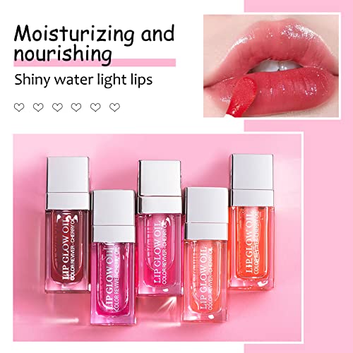 Gegong Hydrating Lip Glow Oil - 6ml Cherry Plumping Lip Gloss