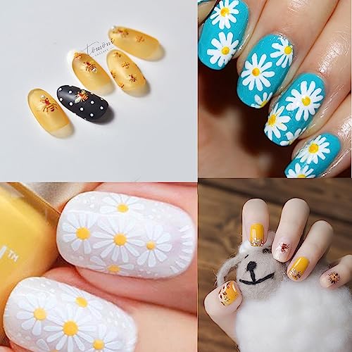 3D Insect & Animal Nail Art Stickers - 6 Sheets Bee & Butterfly Decals