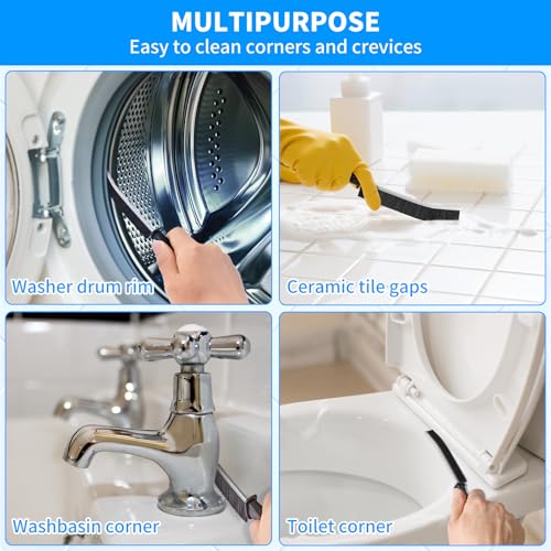 4TH Crevice Cleaning Brush Set - 12 Pack for Deep Cleaning Small Spaces