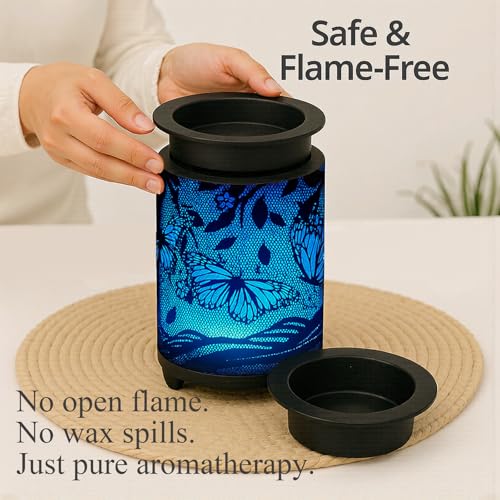 Leyoue Reusable Silicone Wax Melt Warmer Liners - 2 Pack Heat-Resistant Dish