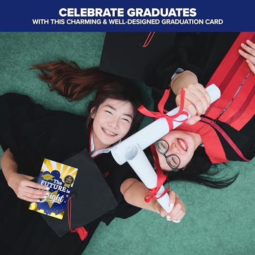 Graduation Cards 2026 Set - Handmade Gold Foil & Glitter, 5x8in