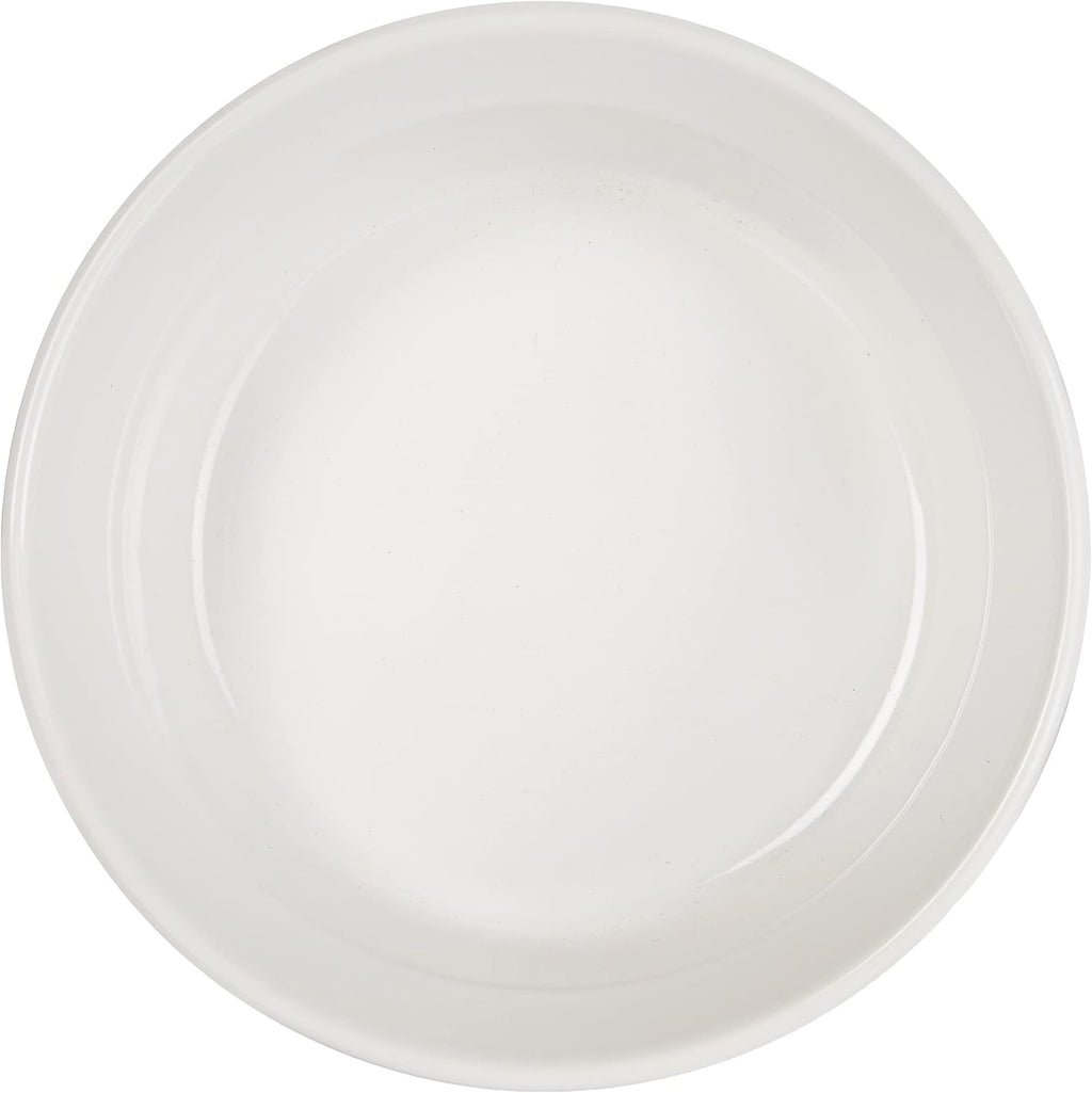 CorningWare French White 7-Pc Ceramic Bakeware Set - Chip & Crack Resistant, Microwave & Oven Safe