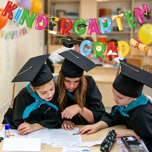 2026 Kindergarten Graduation Banner - Colorful Party Supplies